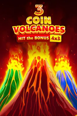 3 Coin Volcanoes tragamonedas explosiva MX100 COM